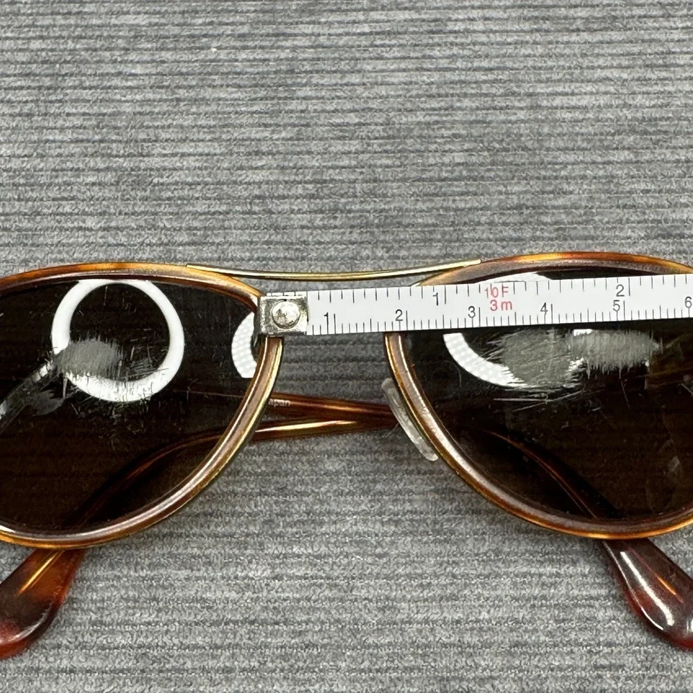 Maui Jim Small Kine MJ-251-16C Tortoise Titanium Aviator Y2K Sunglasses Brown